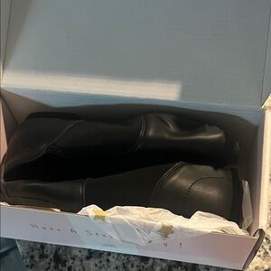 Children’s Black Slip-On stretchy Jazz shoes